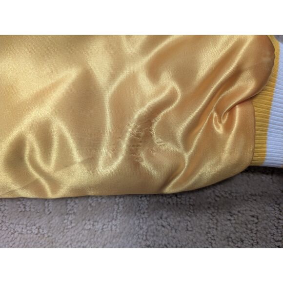 NWT Headgear Classics Martin Varsity Jacket Men's Small Yellow Embroidered - Picture 7 of 16